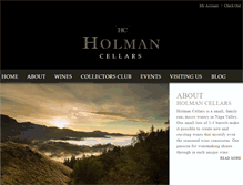 Tablet Screenshot of holmancellars.com